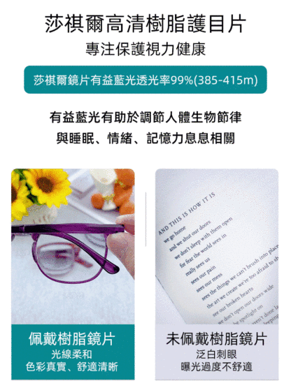 時尚防藍光折疊老花眼鏡