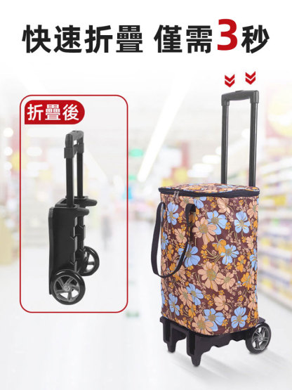 高承重可折疊便攜式拉桿車