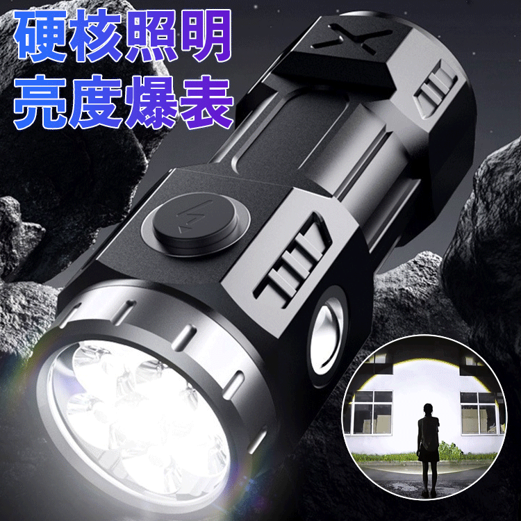 【蛙眼透鏡】爆亮拇指手電筒