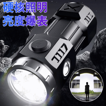 【蛙眼透鏡】爆亮拇指手電筒