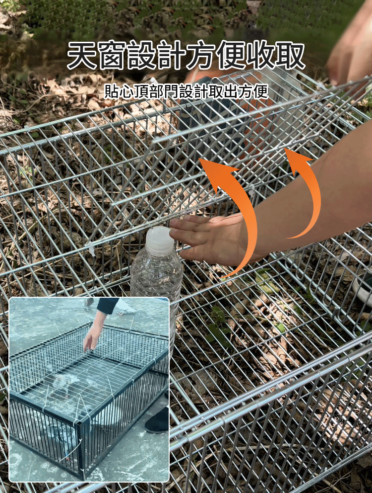 【只進不出】戶外多用途捕籠