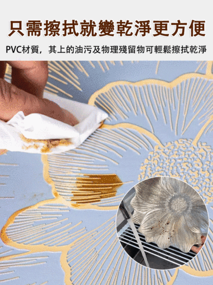 防熱防水防油污荷花餐墊