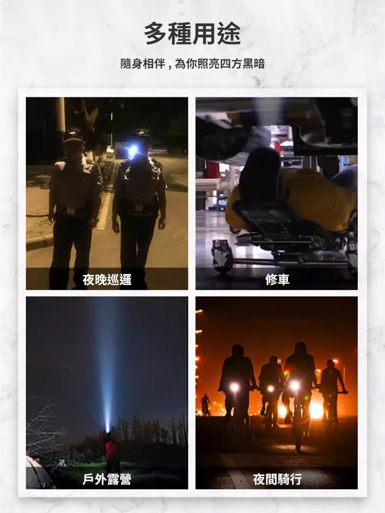 【永不斷電】太陽能手搖多功能手電筒