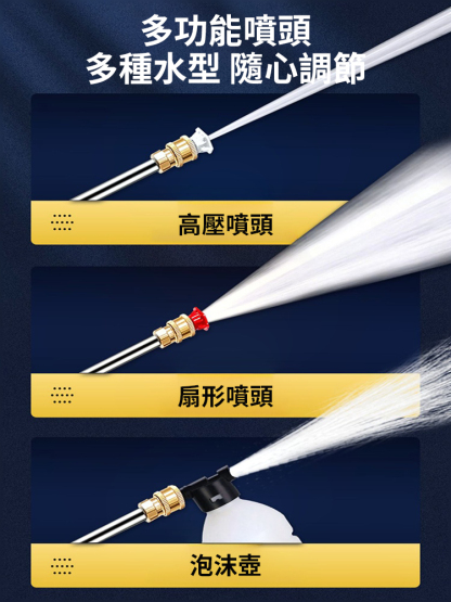 升級電動高壓洗車水槍
