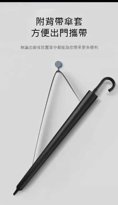 自收雙層抗暴風雨傘