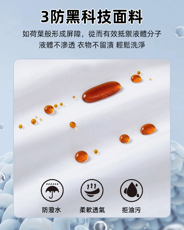 科技防水防油污三防T卹