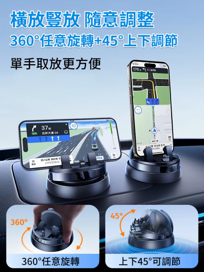 汽車儀表台導航車載手機架