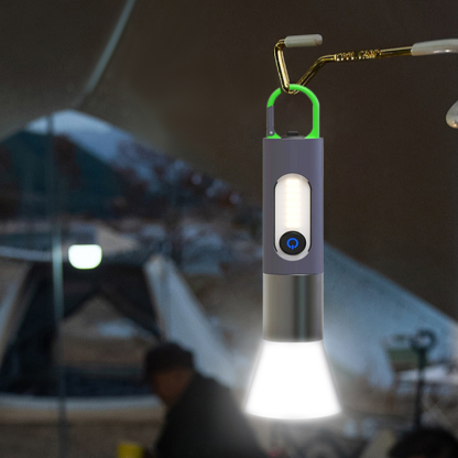 鋁合金伸縮變焦强光手電筒