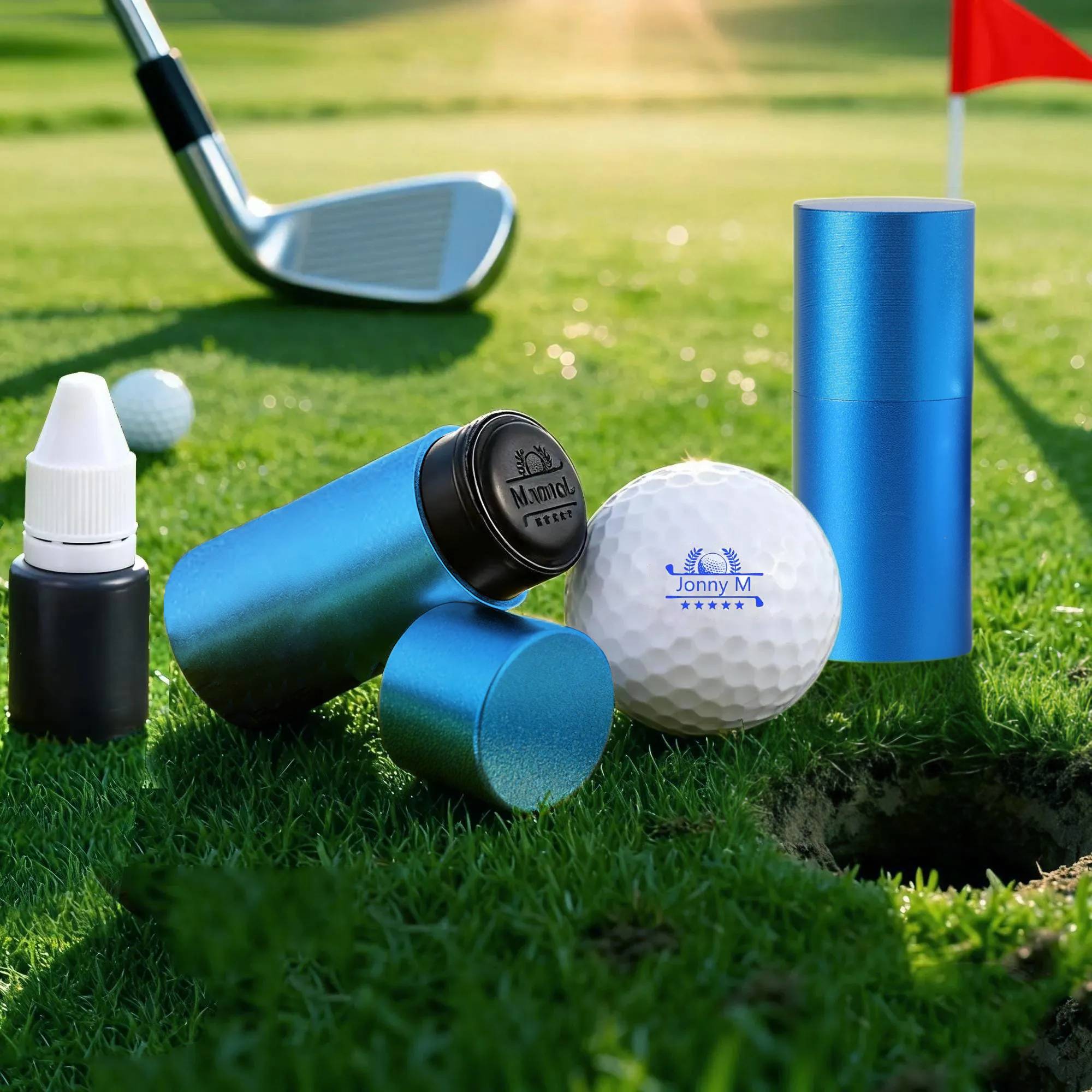 Personalised Golf Ball Stamp – Custom Name & Icon | Jessemade