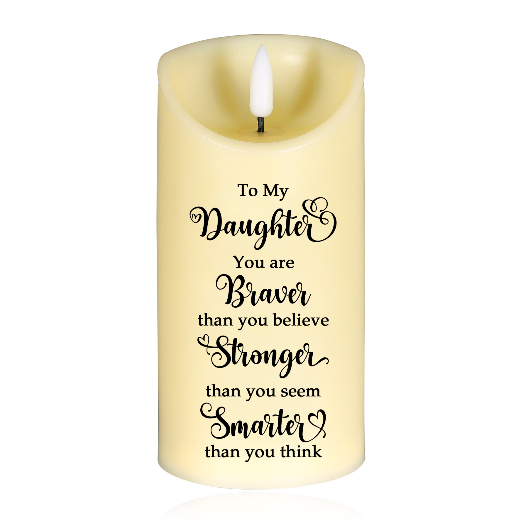 Personalised LED Candle for Mum & Daughter 2-4 Names Gift for Mum | Jessemade