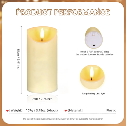 For Mum/Daughter Personalised 2 Names LED Candle Candle Gift for Mum/Daughter | Jessemade