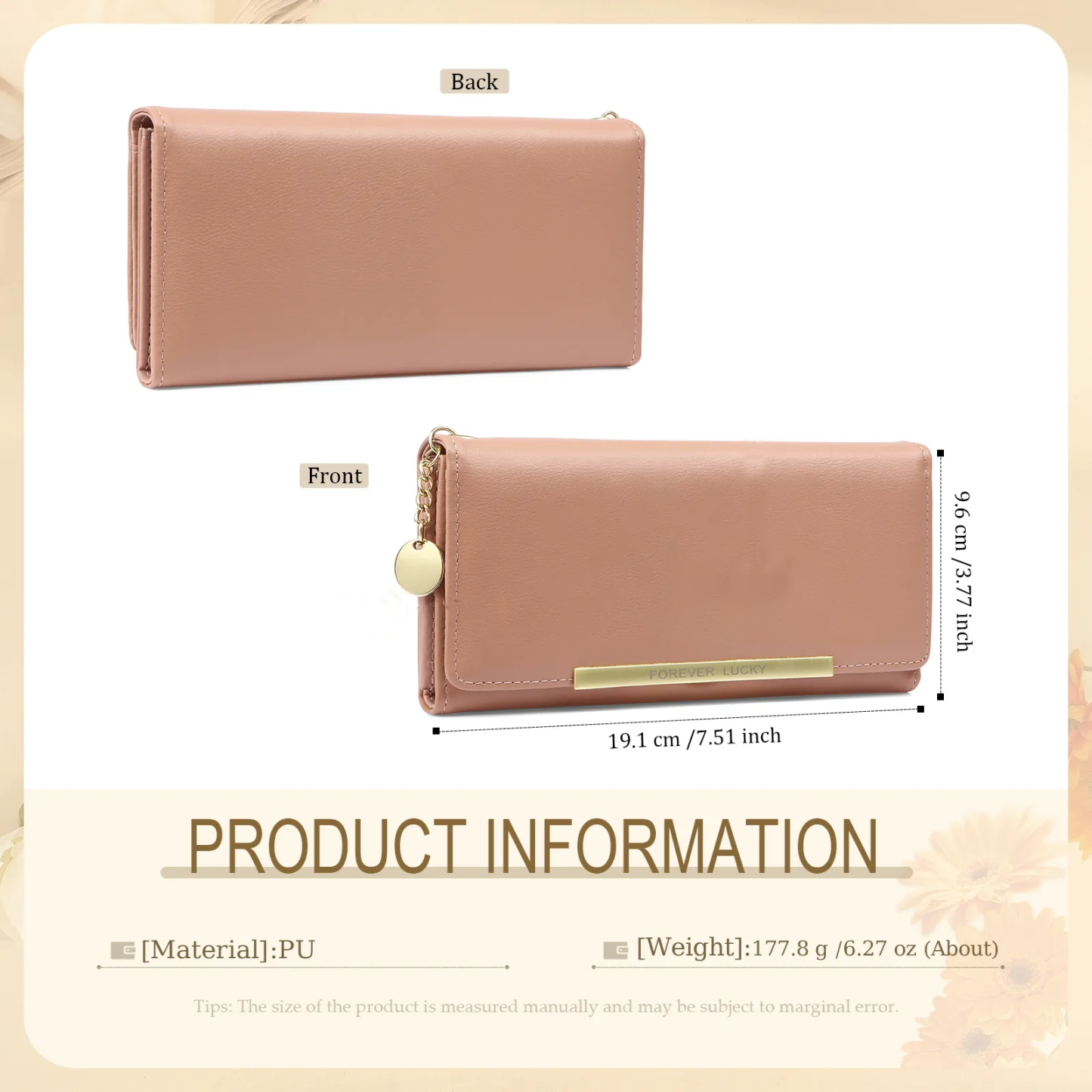 To my Mum - Personalised Women Wallet Custom PU Leather with 1–6 Names, Wallet Gift Multiple Colours | Jessemade