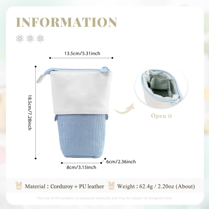 Personalised Pencil Case with Custom Name and Initial – Kids’ Gift, Multiple Colours | Jessemade