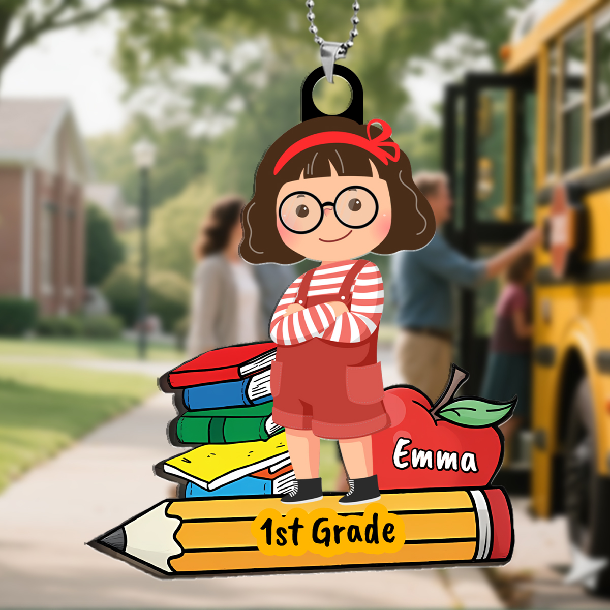 Personalised Acrylic Decoration with Name and Custom Message | Jessemade