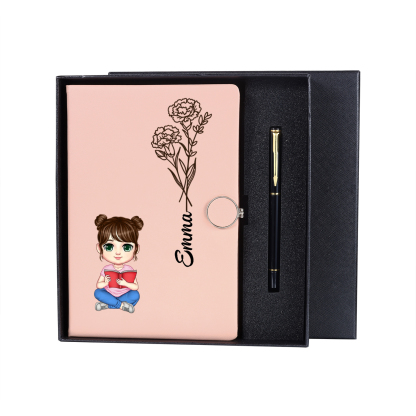 Personalised A5 Notebook Gift Set with Custom Name – Perfect Gift for Any Occasion | Jessemade