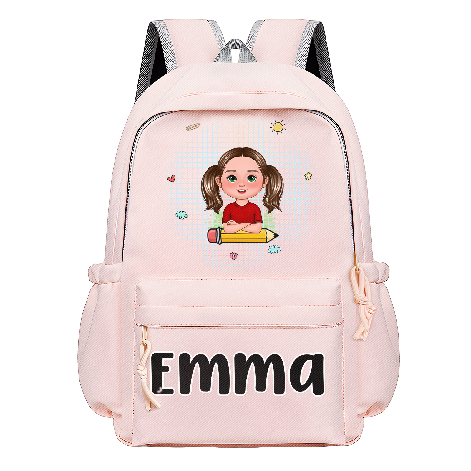 Personalised Kids’ School Backpack – Custom Name & Cartoon Design, Multiple Colours Back to school gift | Jessemade