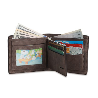 Custom Father & Child Wallet – Personalised “Daddy’s Team” with Names Leather Wallet | Jessemade