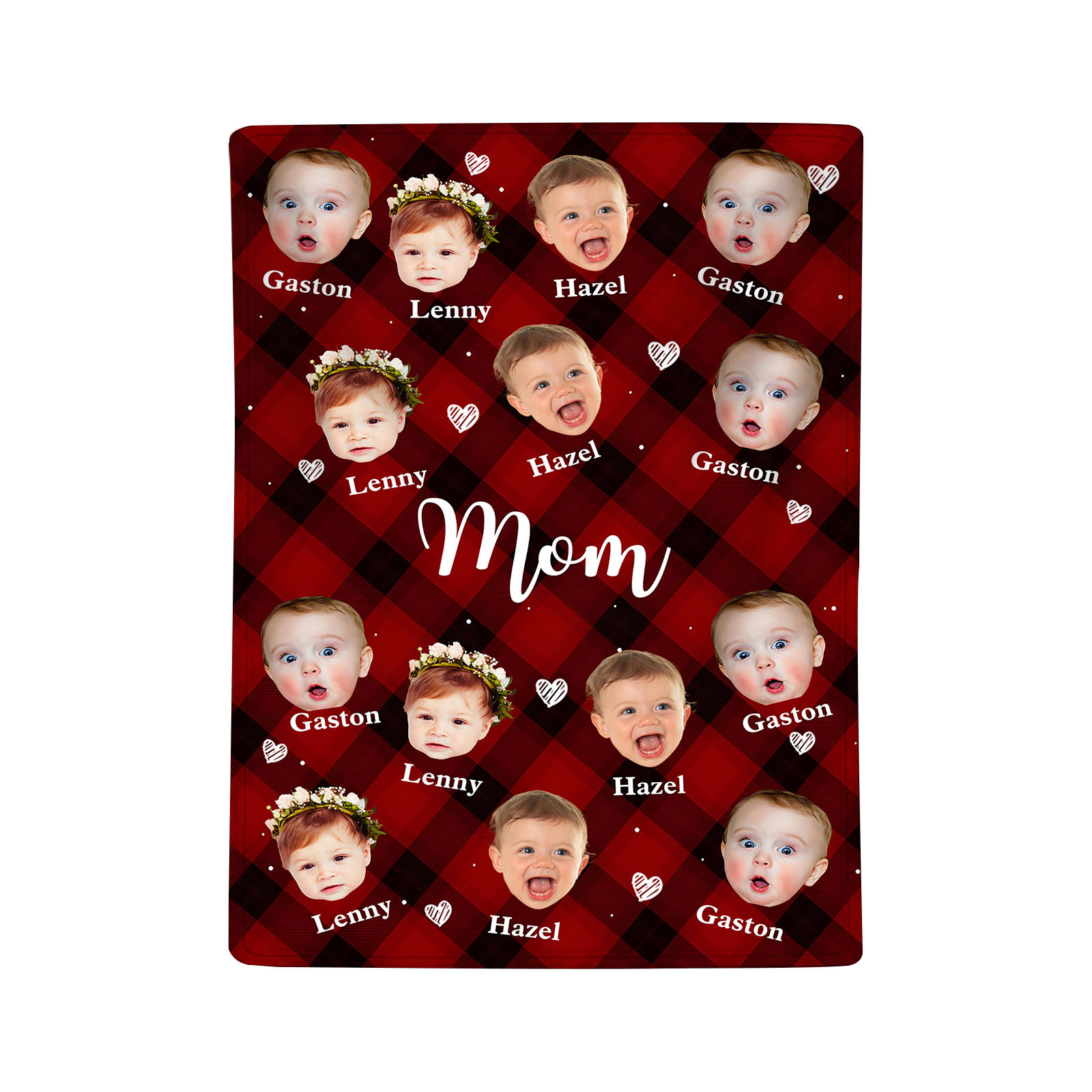 Personalised Photo Blanket Cozy Custom Gift for mum | Jessemade