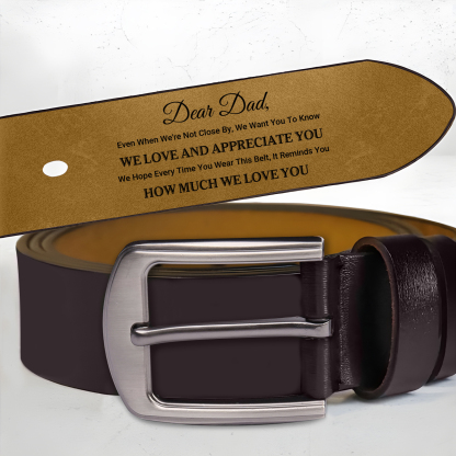 [Copy]Personalised Man’s Belt Custom 2 Letters Now You Will Always Think of Me Gift for Him | Jessemade