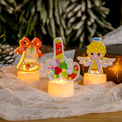 Festive LED Christmas Candle Set Safe and Charming Holiday Decor for the Whole Family