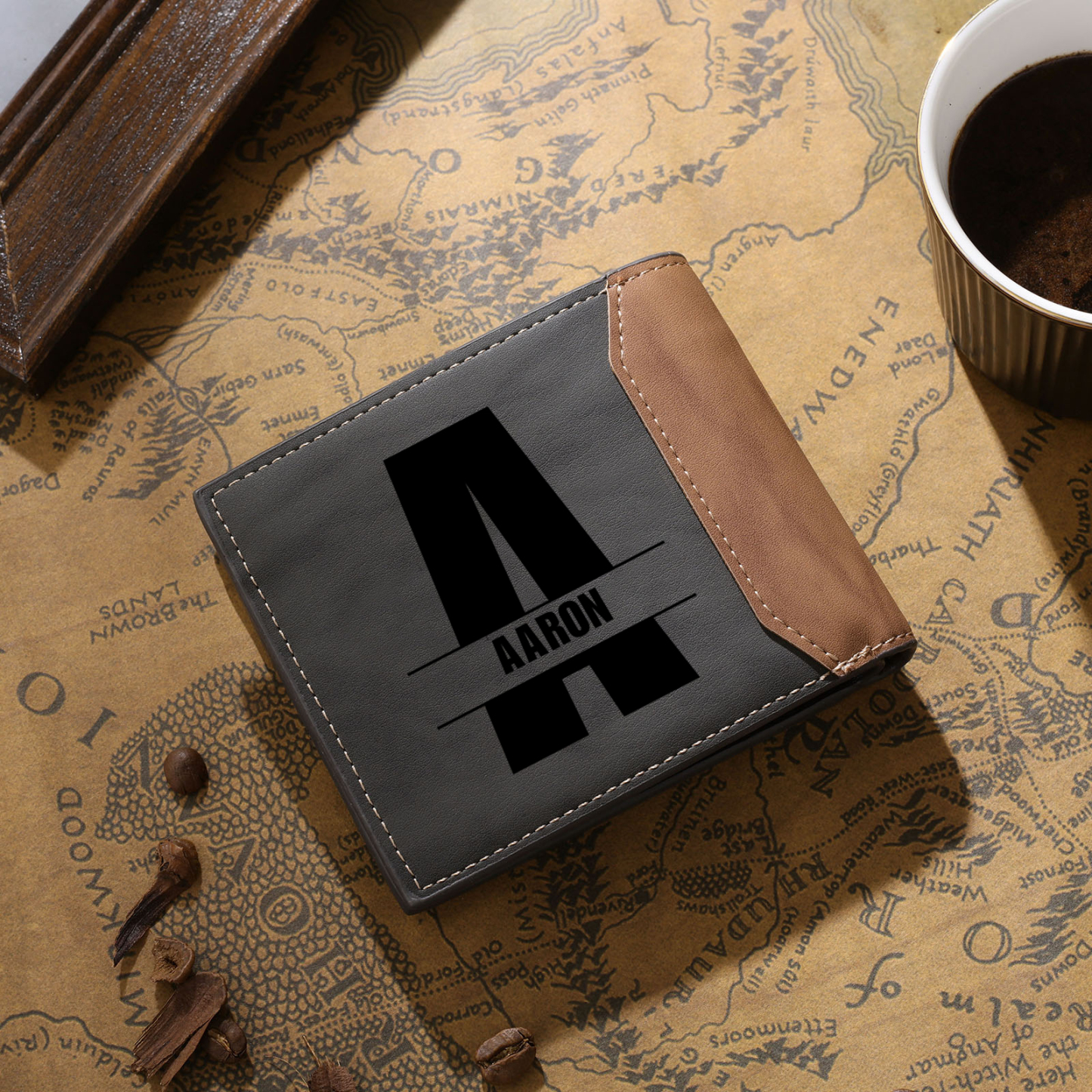 [Copy]Personalised Wallet for Dad – Custom with 2-9 Names & Title | Jessemade