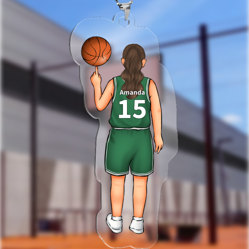 [Copy]Personalised Soccer Hanging Ornament Custom 1 Name Football Keychain Acrylic Pendant Gift for Kids Boys Girls