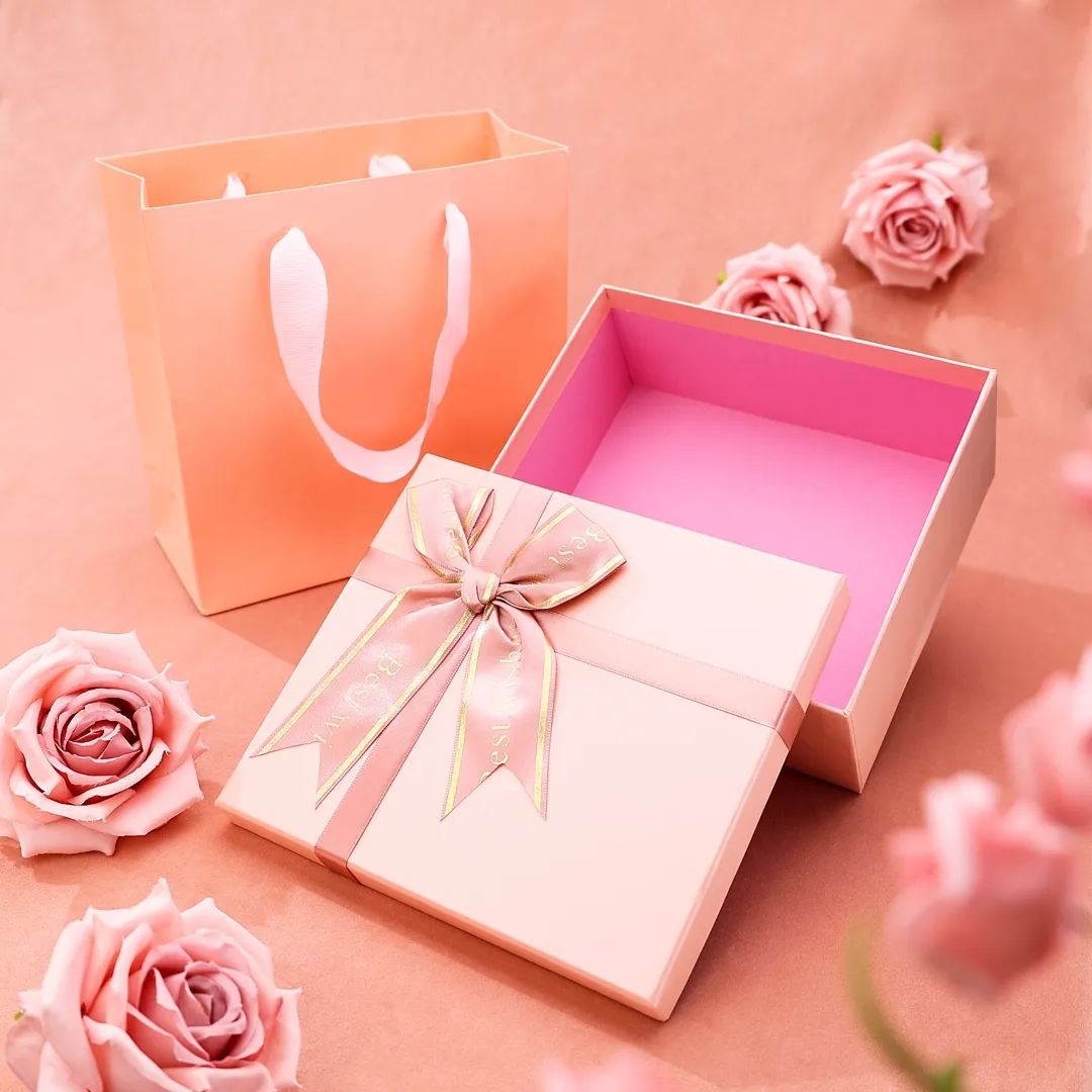 Elegant Pink Gift Box for Special Occasions