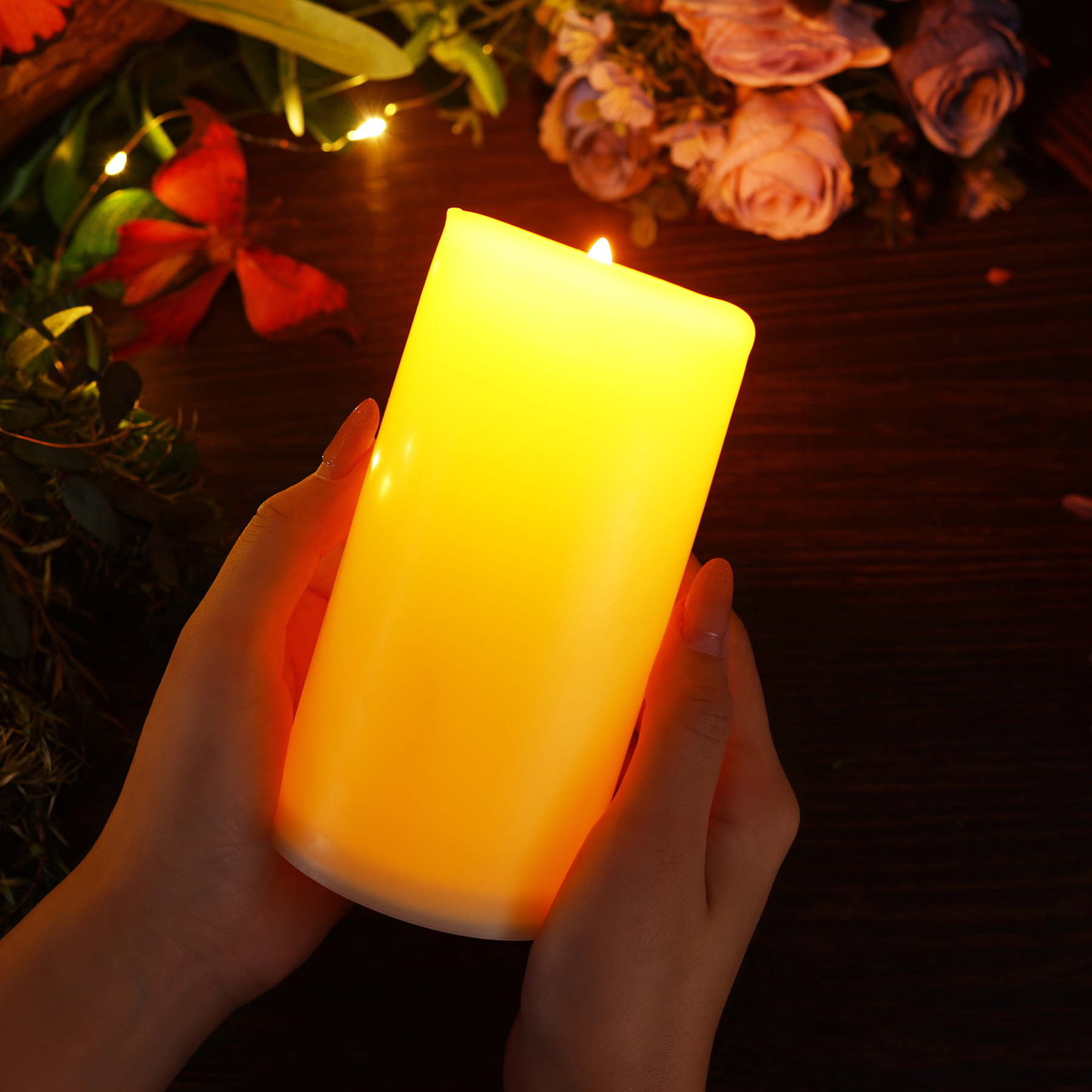 Personalised LED Candle Pinky Promise Together Since Gift for Couple