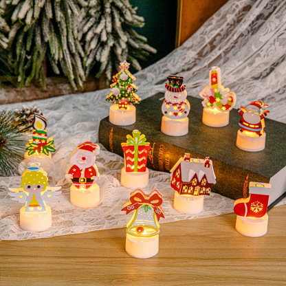 Festive LED Christmas Candle Set Safe and Charming Holiday Decor for the Whole Family