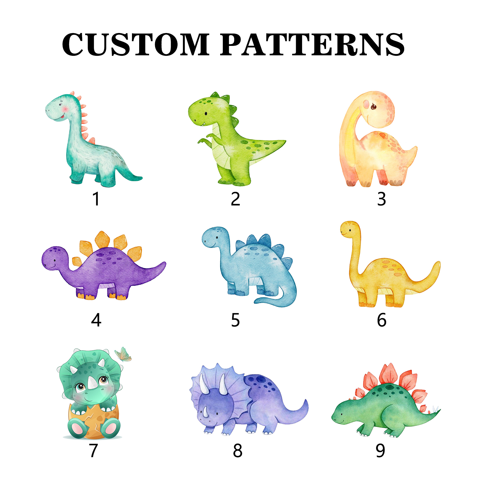 Personalised Date & Name & Dinosaur Pattern Gift Set Custom Enamel Mug & Pencil Case & Bracelets Gift Set Back-to-School Gifts for Kids