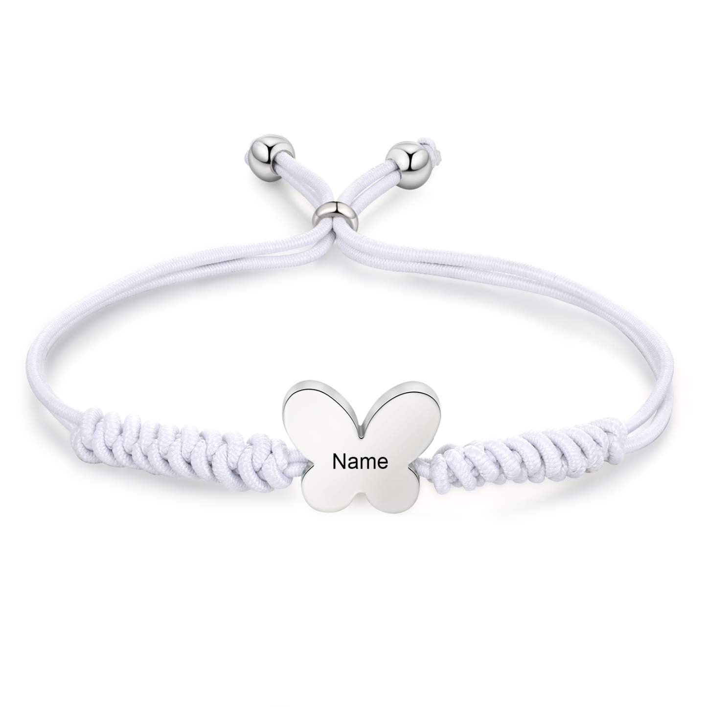 Butterfly Adjustable Bracelet Custom Name Bracelet Gift for Daughter Granddaughter - Your Wings Always Exist, All You Have To Do Is Fly-Jessemade AU