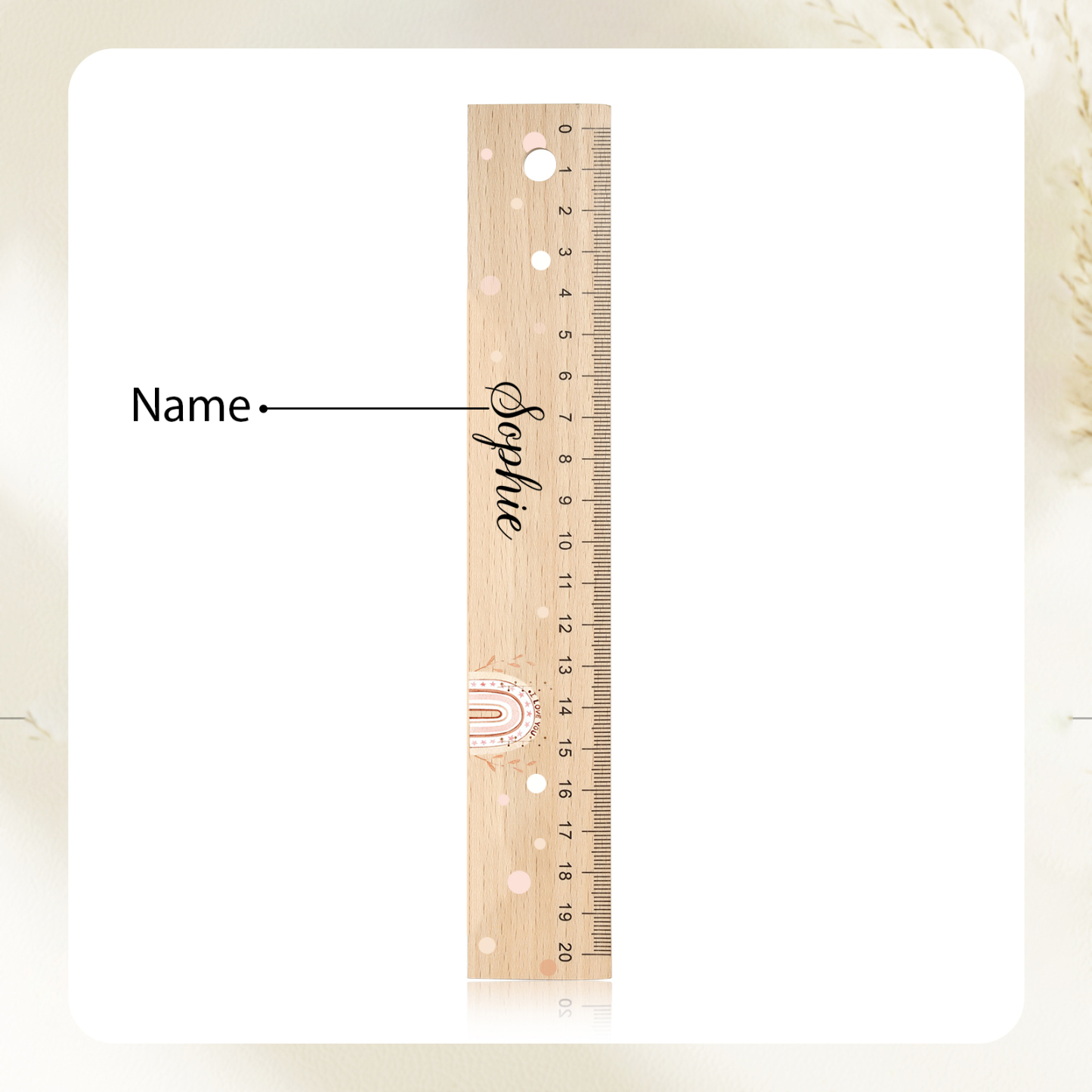 Personalised 2 Names Gift Set Custom Enamel Mug & Ruler & Bracelets Gift Set Back-to-School Gifts for Daughters