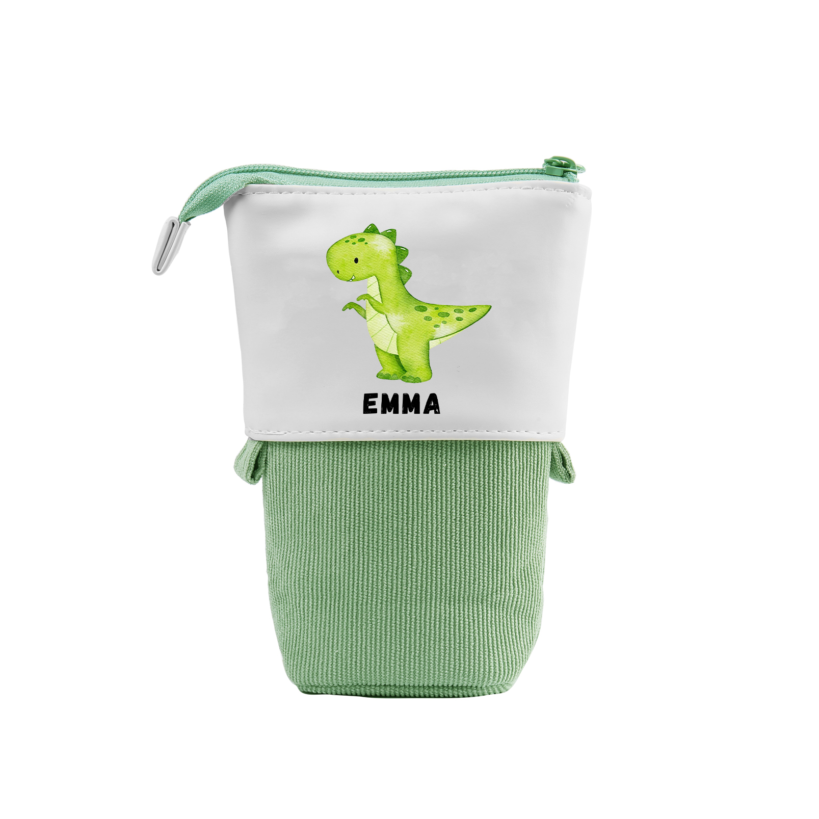 Personalised Date & Name & Dinosaur Pattern Gift Set Custom Enamel Mug & Pencil Case & Bracelets Gift Set Back-to-School Gifts for Kids