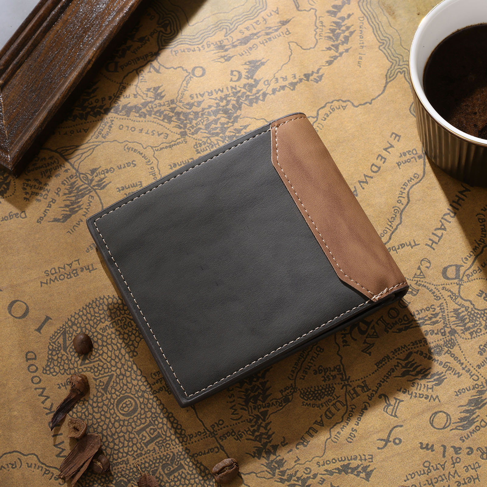 Personalised Football PU Leather Wallet Custom 2-5 Names Family Design Gift for Dad | Jessemade