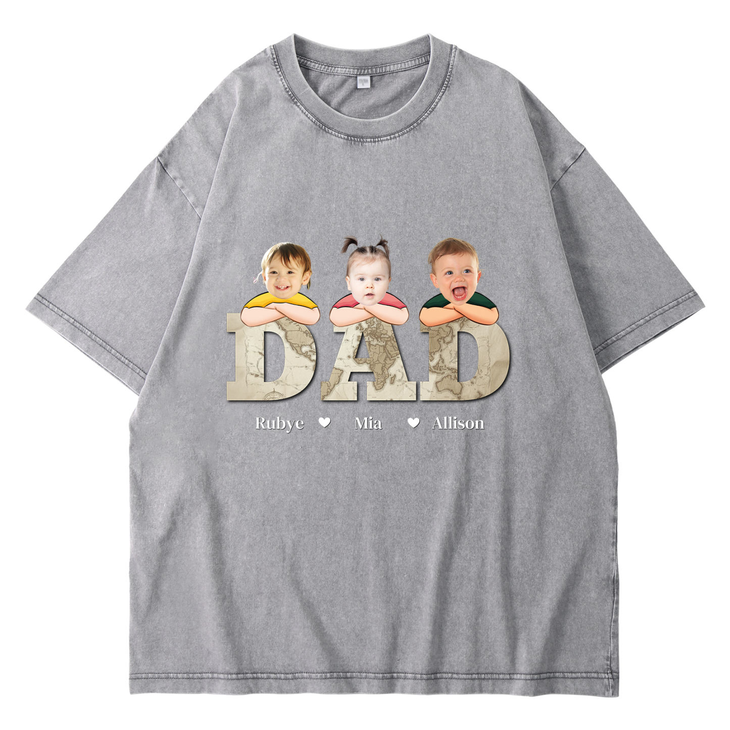 Personalised Dad T-Shirt - Custom Father's Day Gift | Jessemade