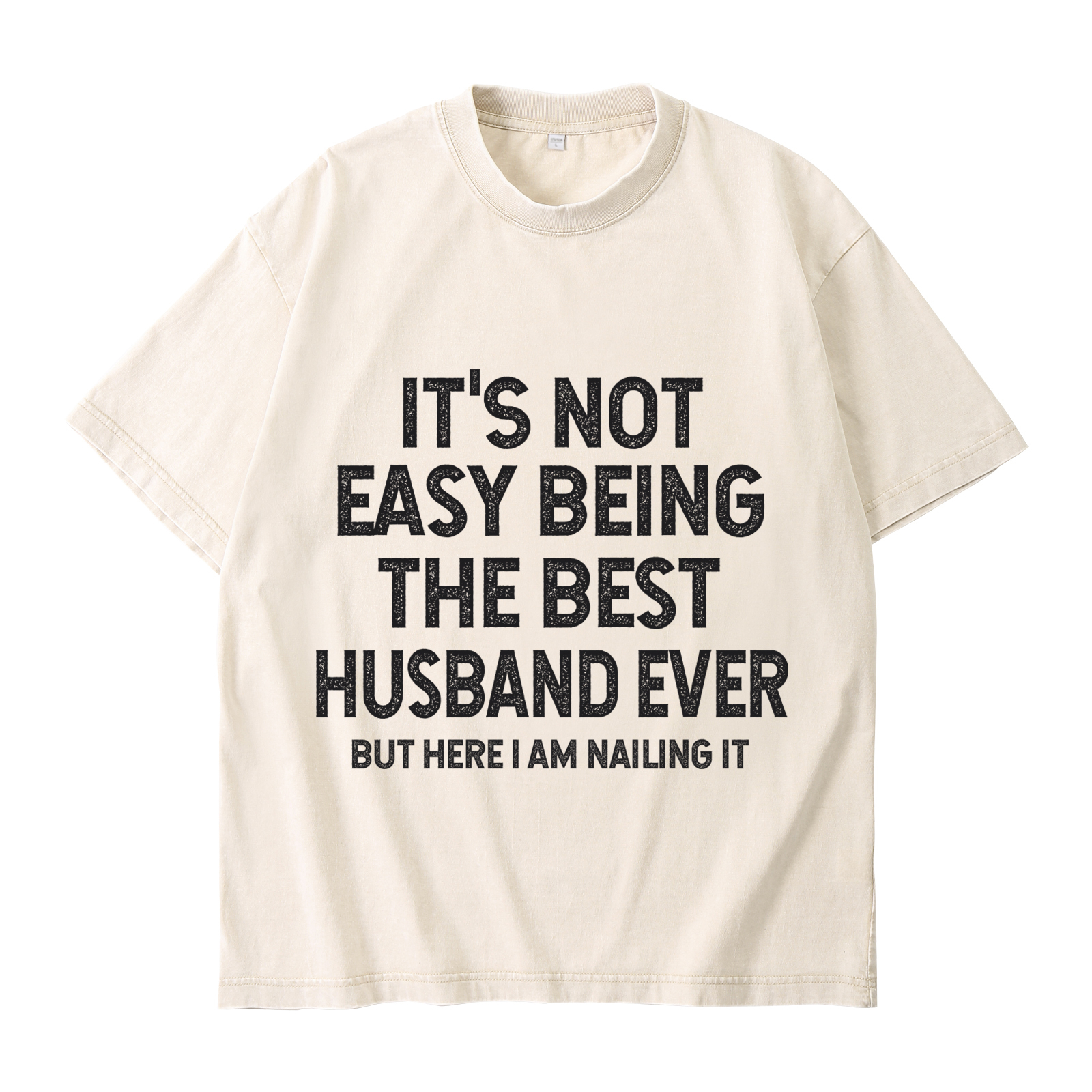 Personalised Couple White T-Shirts Its Not Easy Being the Best Husband or Wife Ever Valentines Day Gift