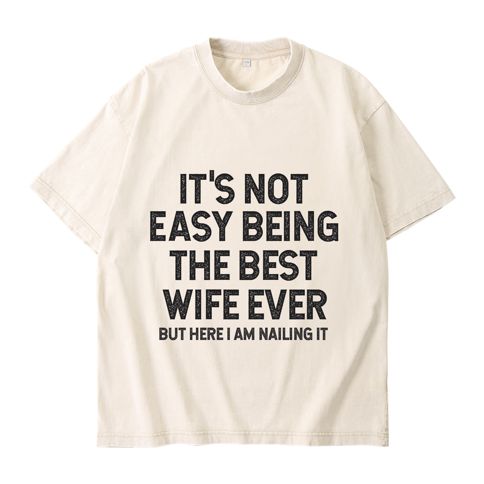 Personalised Couple White T-Shirts Its Not Easy Being the Best Husband or Wife Ever Valentines Day Gift