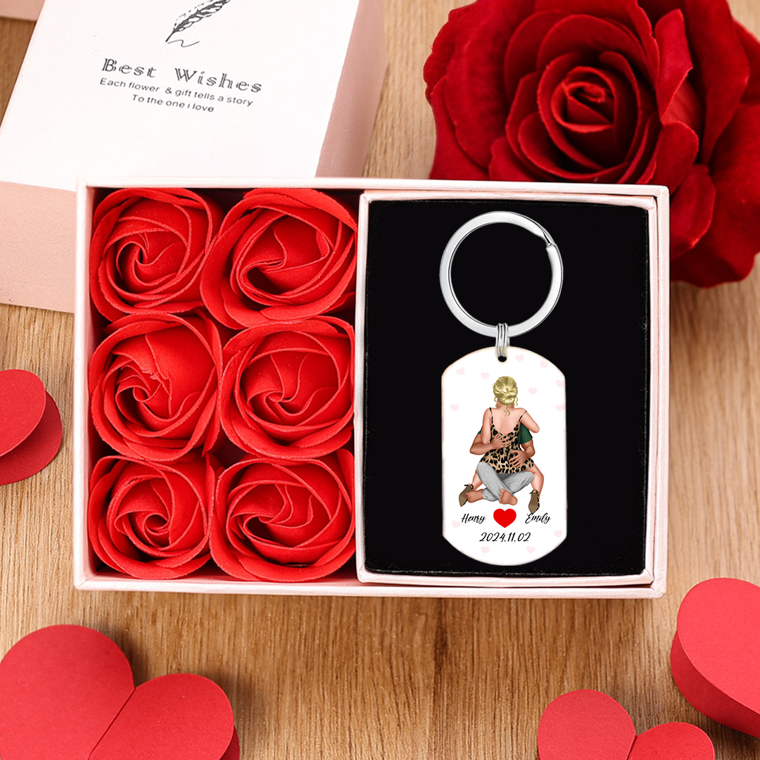 You Have My Heart And My Ass Personalised Keychain Valentine Gift For Couple