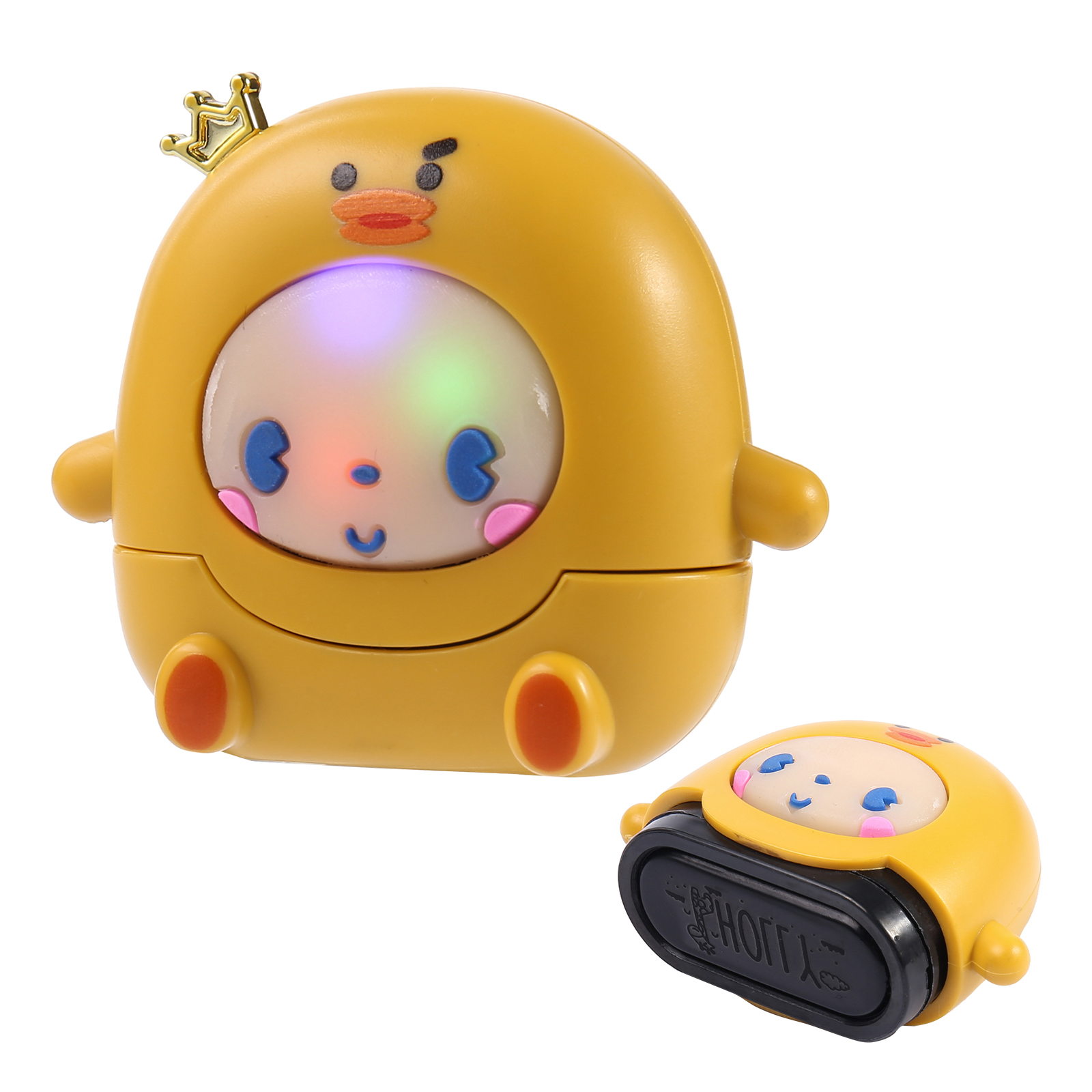 Personalised Name Stamp with Light Back-to-School Gift for Kids Black Ink-Jessemade AU