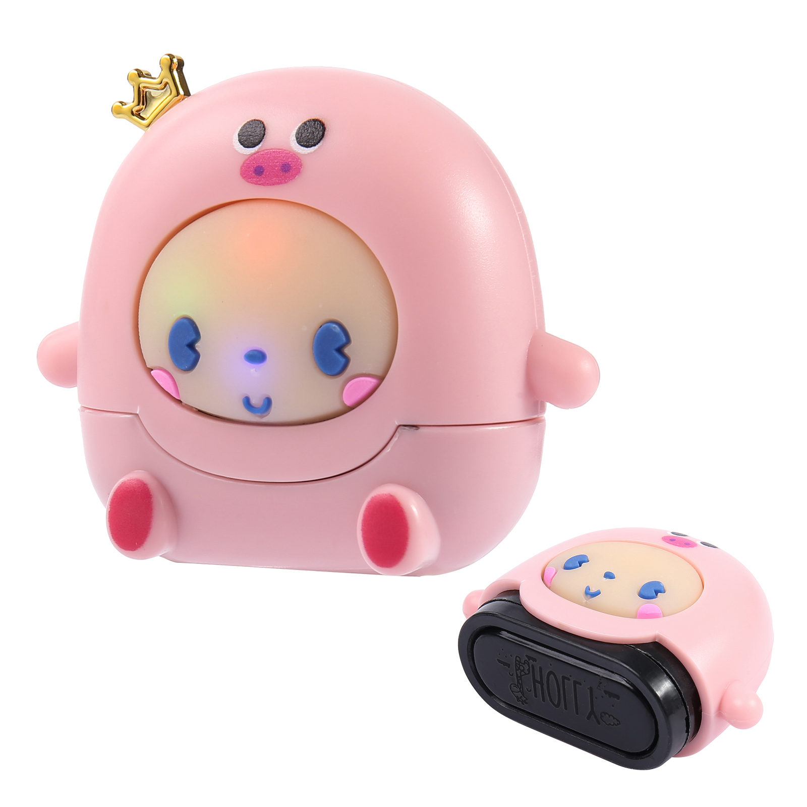 Personalised Name Stamp with Light Back-to-School Gift for Kids Black Ink-Jessemade AU