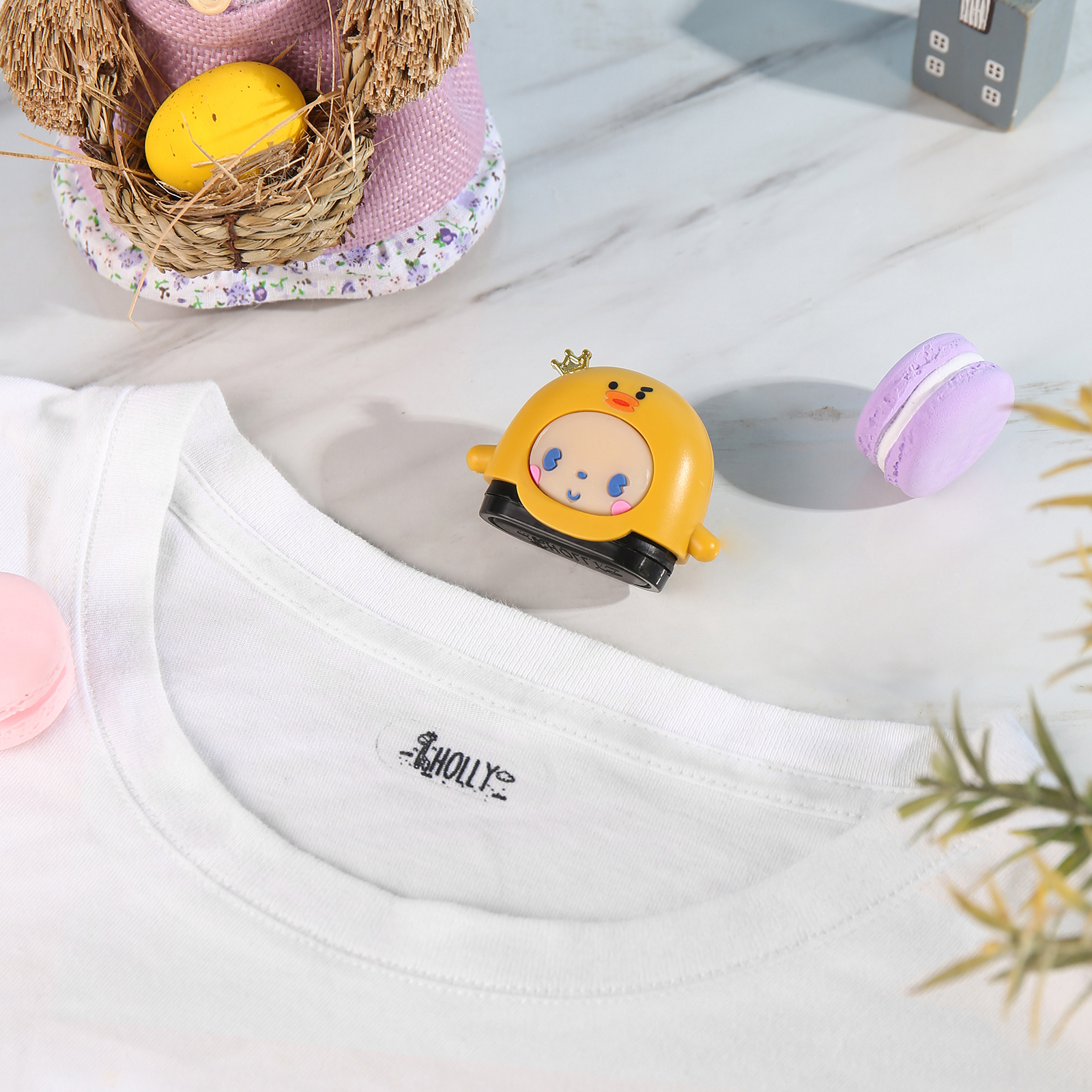 Personalised Name Stamp with Light Back-to-School Gift for Kids Black Ink-Jessemade AU