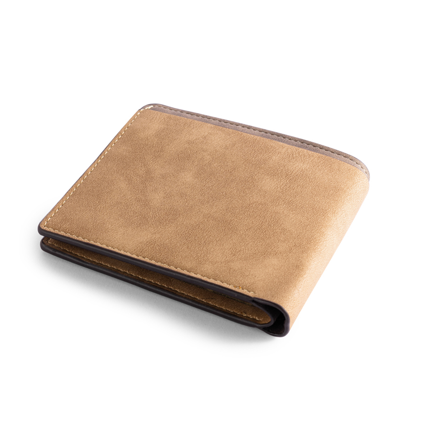 Leather Wallet with First Names and Drawings, Wallet for Grandad or Dad