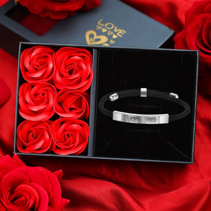 Personalised with Unique Eye Photo Adjustable Rope Braided Bracelet De