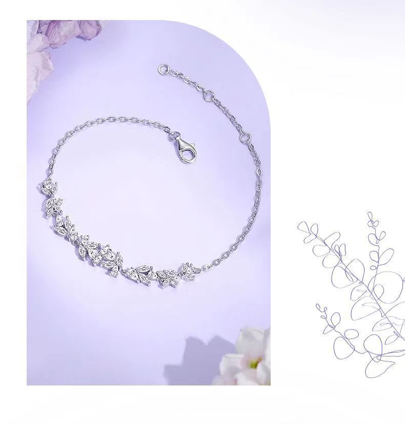 Women's Bracelet Silver Adjustable Bracelet Gift for Her-Jessemade AU