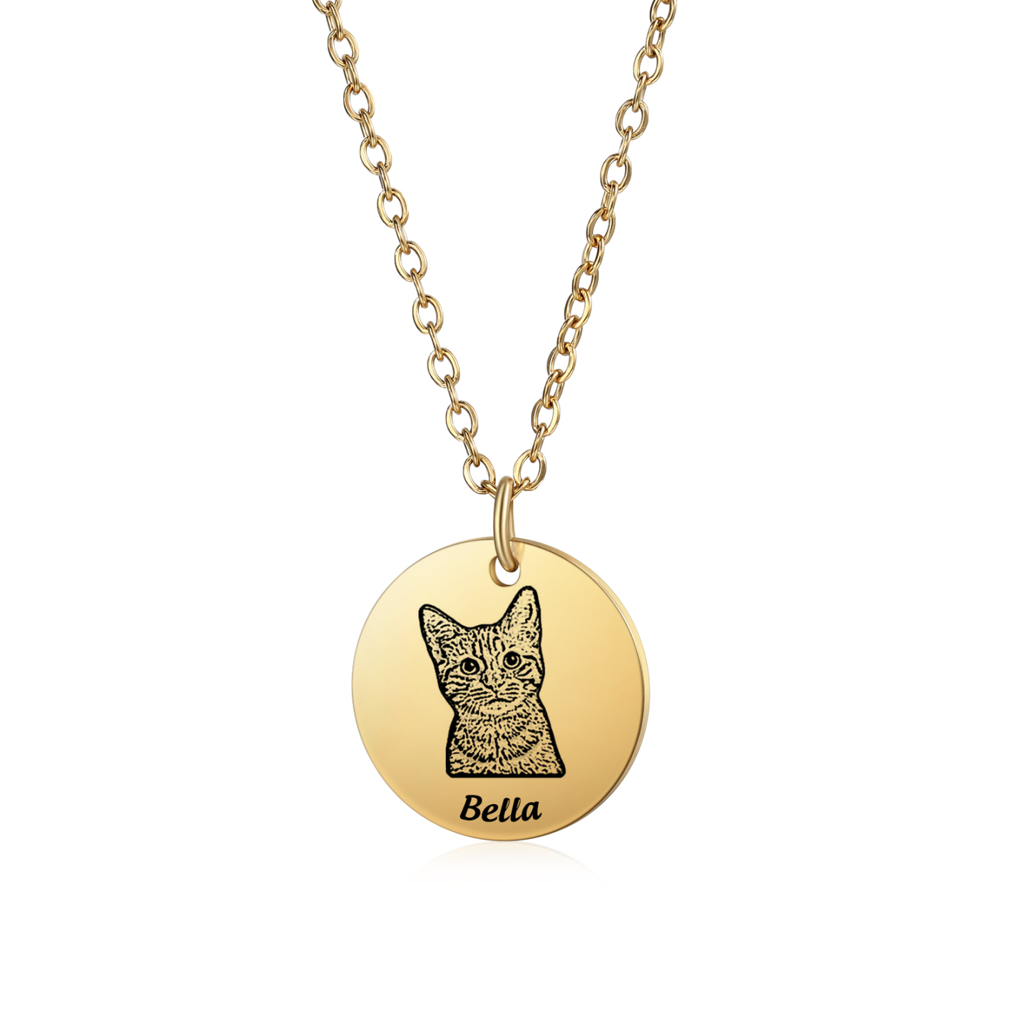 Personalised Necklace with 1-3 Photos and Pet Names – Keepsake Gift for Pets | Jessemade