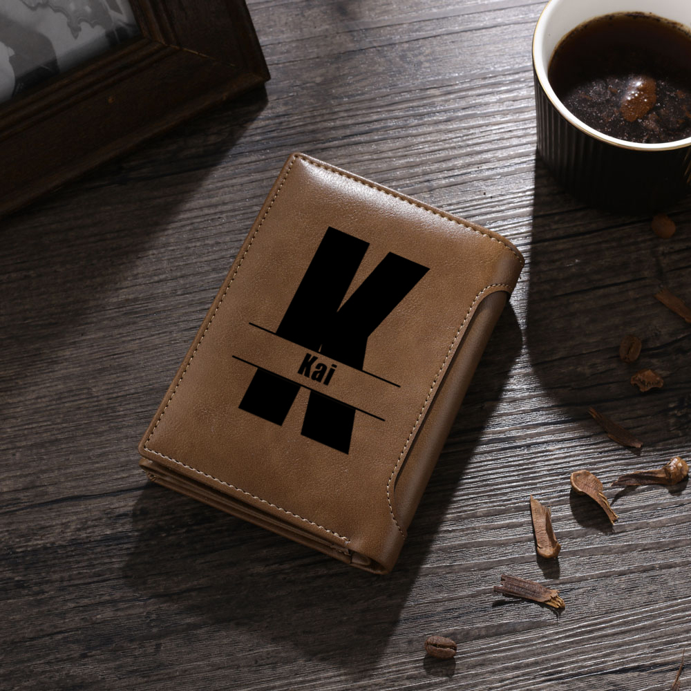 Personalised Men's Wallet Gift Valentine Gift For Him