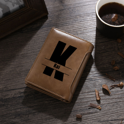 Personalised Men's Wallet Gift Valentine Gift For Him