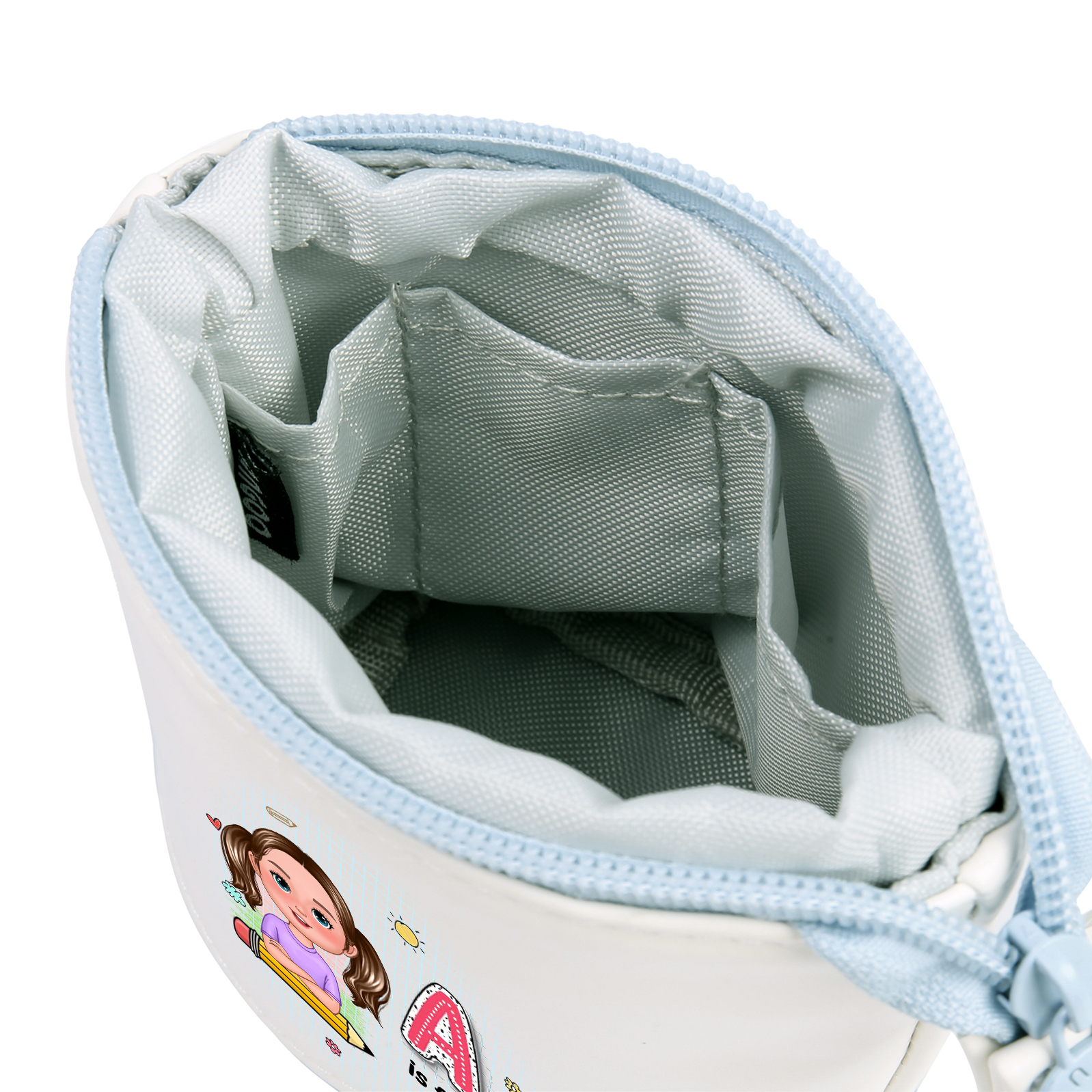 [Copy]Personalised  Name Pencil Case Rainbow Pen Bag Zipper Back to School Gifts for Student