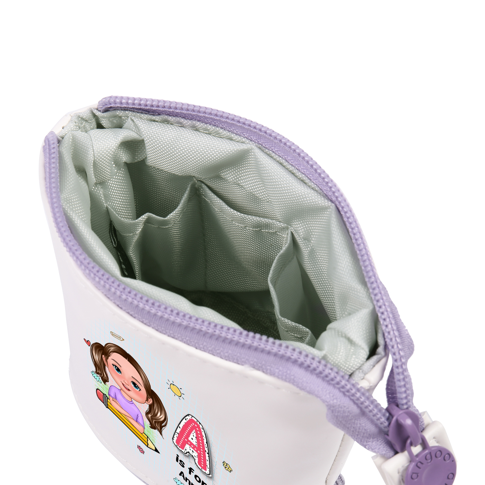 [Copy]Personalised  Name Pencil Case Rainbow Pen Bag Zipper Back to School Gifts for Student