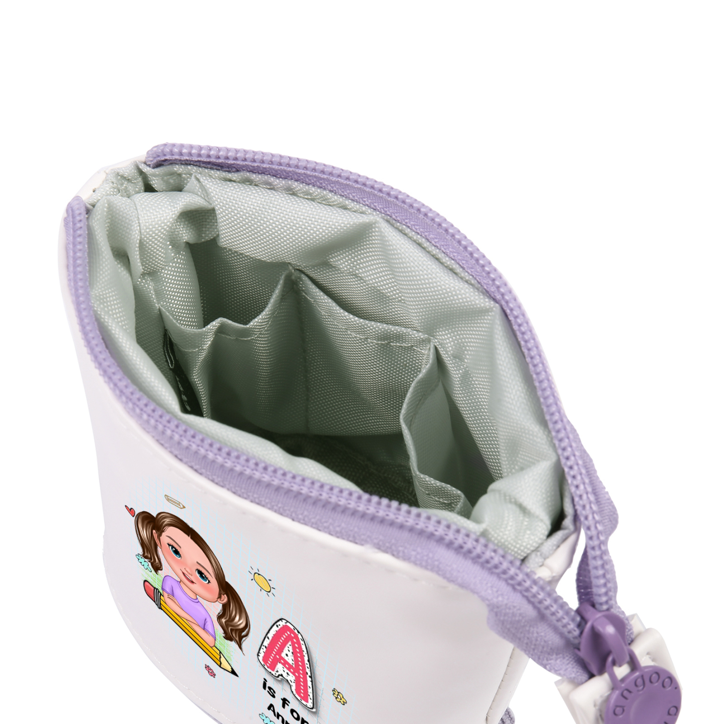 [Copy]Personalised  Name Pencil Case Rainbow Pen Bag Zipper Back to School Gifts for Student